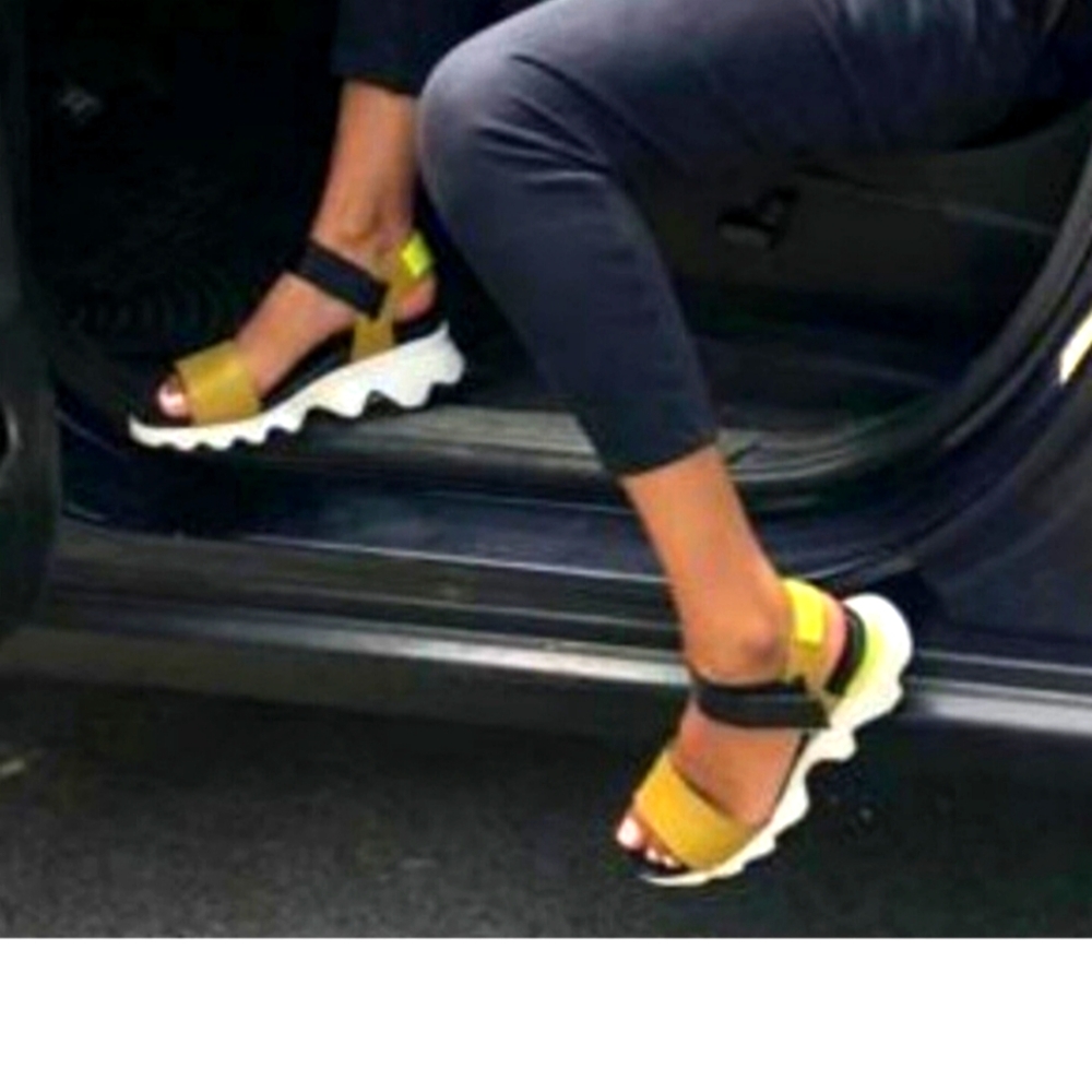 Sorel Women's Sandals in Yellow and Black